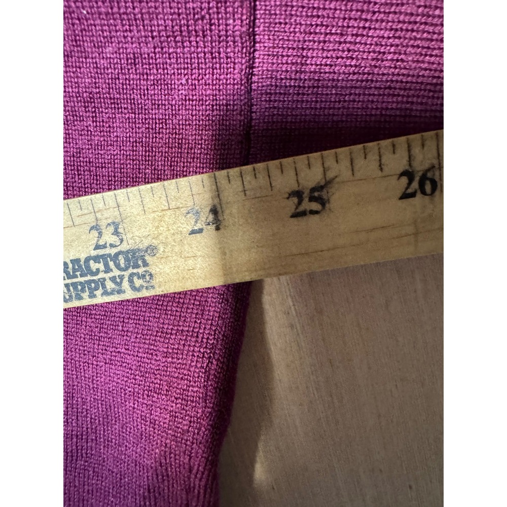 Eileen Fisher Womens S Purple Merino Wool Oversized Tunic Sweater Italian Yarn - Picture 3 of 7
